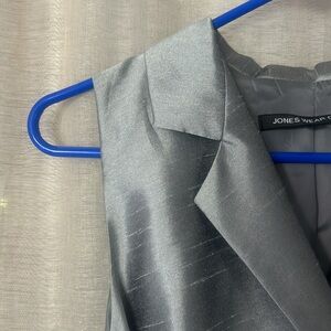 Silver a-line dress, 16